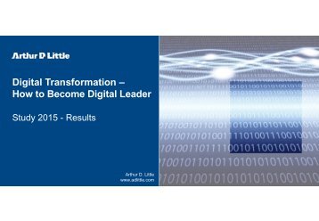 Digital Transformation – How to Become Digital Leader