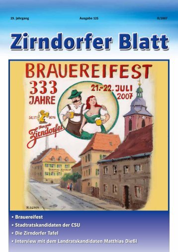 Brauereifest - Das Zirndorfer Blatt