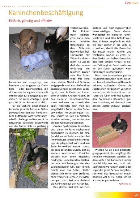 TierZeit - Ausgabe 3