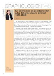 autor Johannes Mario Simmel - Graphologie News