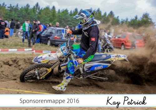 Sponsorenmappe Kay Petrick 2016