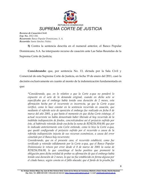 SUPREMA CORTE DE JUSTICIA