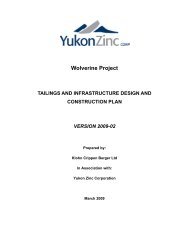 Wolverine Project TAILINGS AND INFRASTRUCTURE DESIGN ...