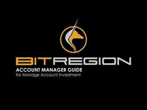 BITREGION - Account Manager Guide