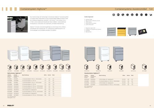 Bisley Hauptkatalog Business+Einrichtungen 2014