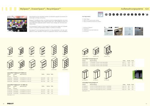 Bisley Hauptkatalog Business+Einrichtungen 2014