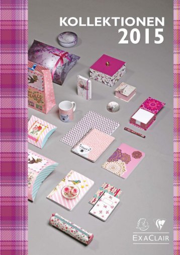 Clairfontaine Kollektionskatalog 2015