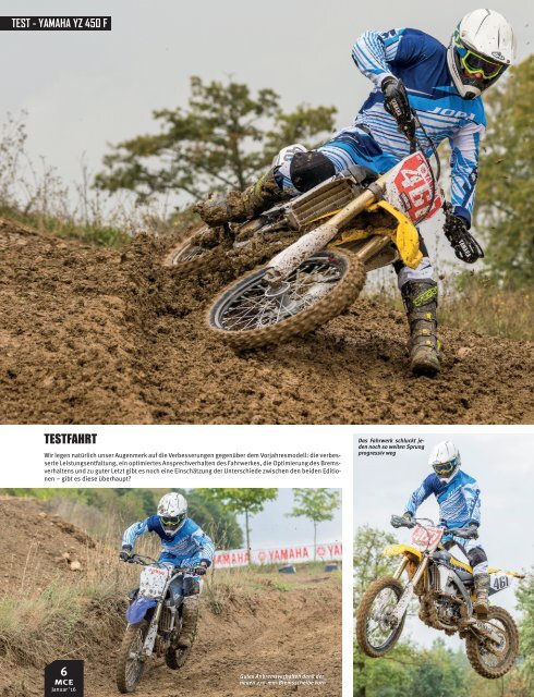 Test  Yamaha YZ 450 F 2016