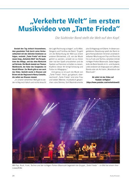 KulturFenster Nr. 05|2014 - Oktober 2014