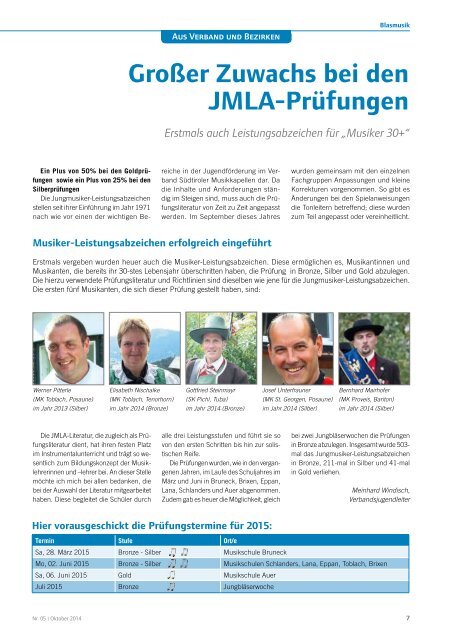 KulturFenster Nr. 05|2014 - Oktober 2014