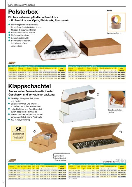 Xt Verpackungen Hauptkatalog 2016