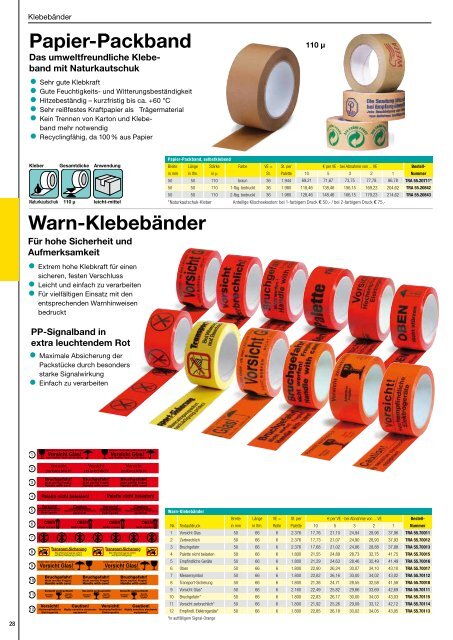 Xt Verpackungen Hauptkatalog 2016