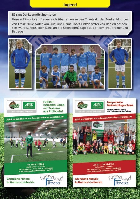 Sport Club Aktuell - Ausgabe 20 - 29.11.2015