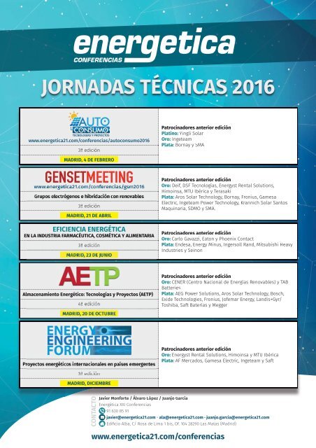 Revista técnica sobre movilidad sostenible