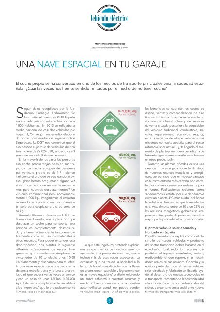 Revista técnica sobre movilidad sostenible