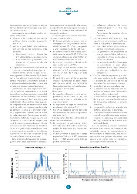 Revista técnica sobre movilidad sostenible