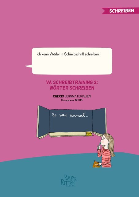 VA SCHREIBTRAINING 2: WÖRTER SCHREIBEN