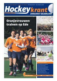 Hockeykrant Zuid&Oost Gelderland najaar 2015
