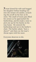 The man and the razor TEXT