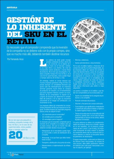 REVISTA RETAIL 1era Edicion