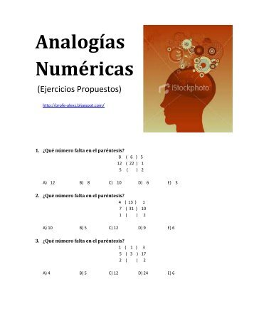 analogias numericas
