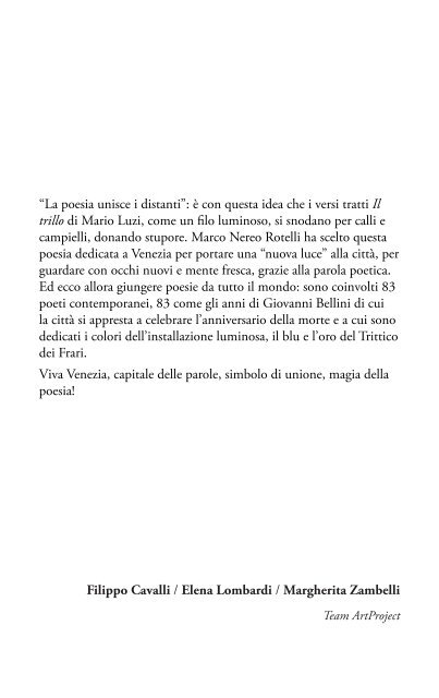 Poesia e Luce