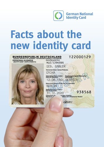 Facts about the new identity card - Der neue Personalausweis