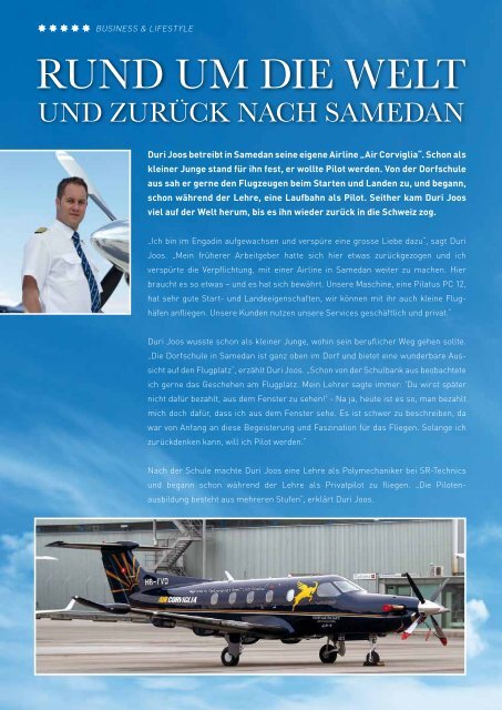 Bündner Stern - Business & Lifestyle Hochglanzmagazin | Freizeit & Reisen - Partner-Region Tessin