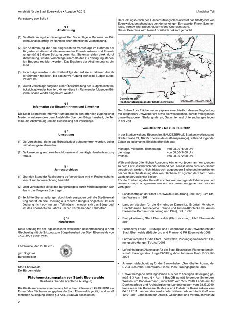 UND HAUSVERWALTUNGS-GMBH AKTUELL ... - Stadt Eberswalde