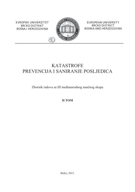 PREVENCIJA I SANIRANJE POSLJEDICA