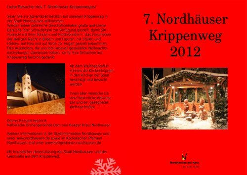 7. Nordhäuser Krippenweg 2012 - Stadt Nordhausen
