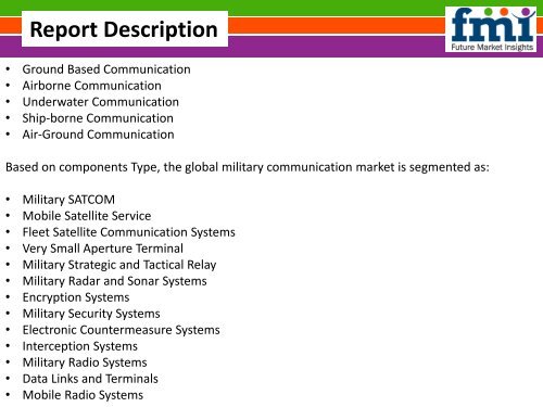 Global Military Communications Market