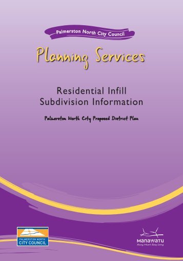 Residential Infill Subdivision Information - Palmerston North City ...