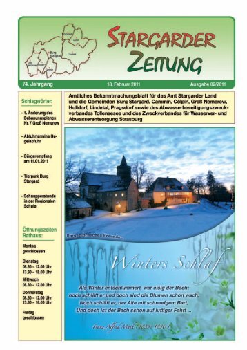 Die nächste Ausgabe STARGARDER ZEITUNG - Schibri-Verlag
