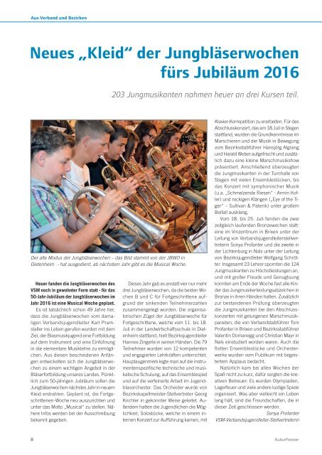 KulturFenster Nr. 05|2015 - Oktober 2015