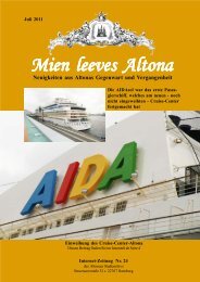 Das Cruise-Center- Altona als neues Tor zur Welt?