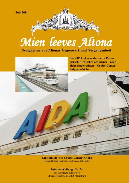 Das Cruise-Center- Altona als neues Tor zur Welt?