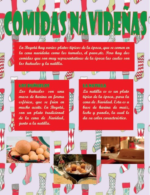 Revista Navideña (Comidas navideñas)