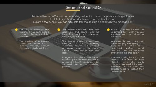 How to build an MTO