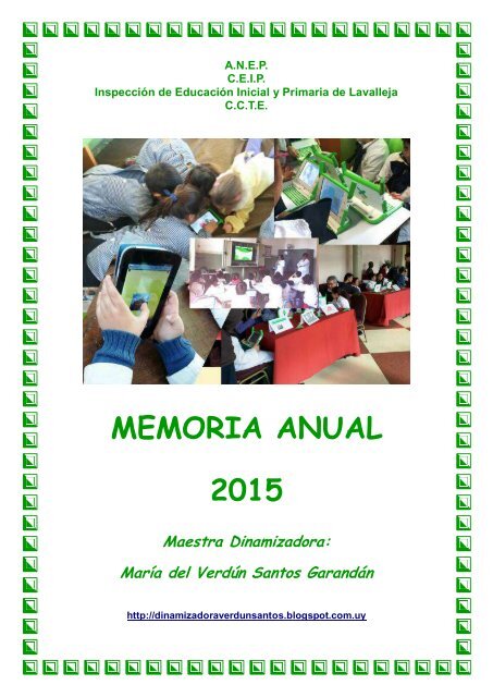 MEMORIA ANUAL 2015_M_Dinamizadora_María_del_Verdún_Santos