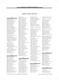 Author Index Abstract - SITC