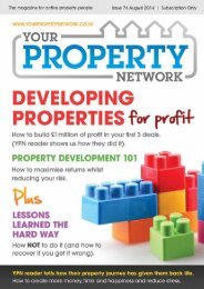 Developing Properties For Profit-August-2014