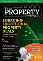 Sourcing Exceptional Property Deals-September-2014