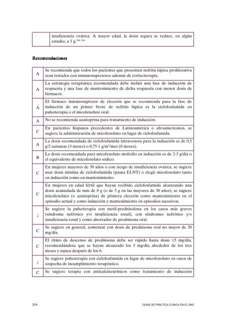 Guía de Práctica Clínica sobre Lupus Eritematoso Sistémico