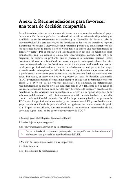 Guía de Práctica Clínica sobre Lupus Eritematoso Sistémico