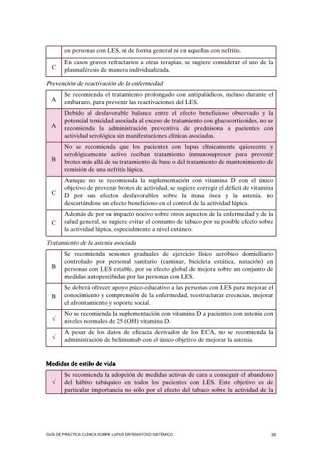 Guía de Práctica Clínica sobre Lupus Eritematoso Sistémico