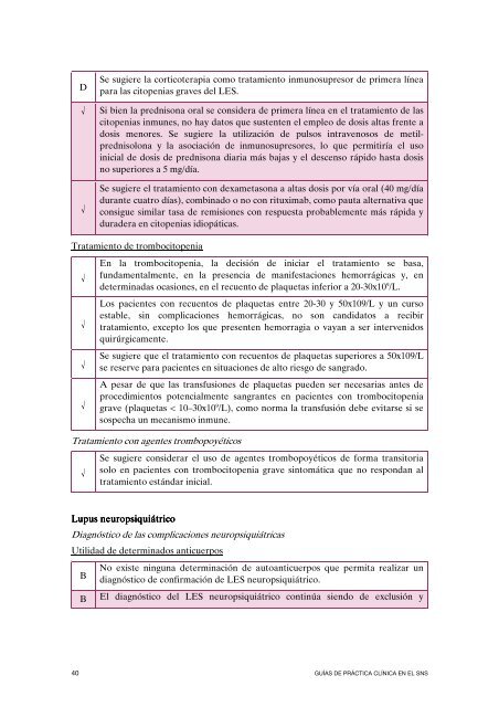 Guía de Práctica Clínica sobre Lupus Eritematoso Sistémico