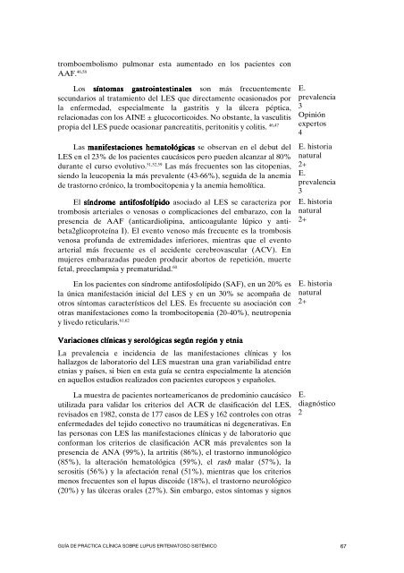 Guía de Práctica Clínica sobre Lupus Eritematoso Sistémico