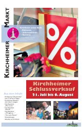 Kirchheimer Schlussverkauf - City Ring