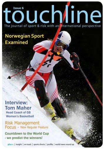 Touchline - Issue 6 - The journal of sport and risk with an - Sportscover